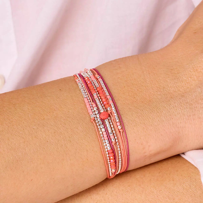 doriane-bijoux-atlanta-bracelet-argent-multitours-rose-corail-bijoux-totem.