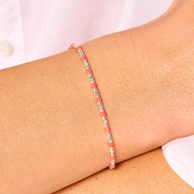 doriane-bijoux-mayotte-bracelet-élastique-corail-argent-bijoux-totem.