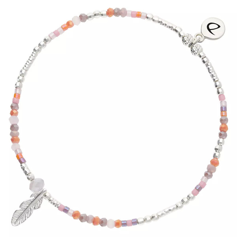 doriane-bijoux-mérida-bracelet-élastique-rose-violet-argent-bijoux-totem