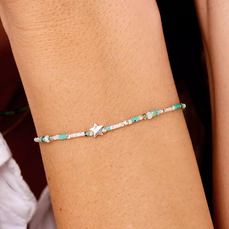 doriane-bijoux-l’étoile-bohême-bracelet-élastique-argent-bijoux-totem.