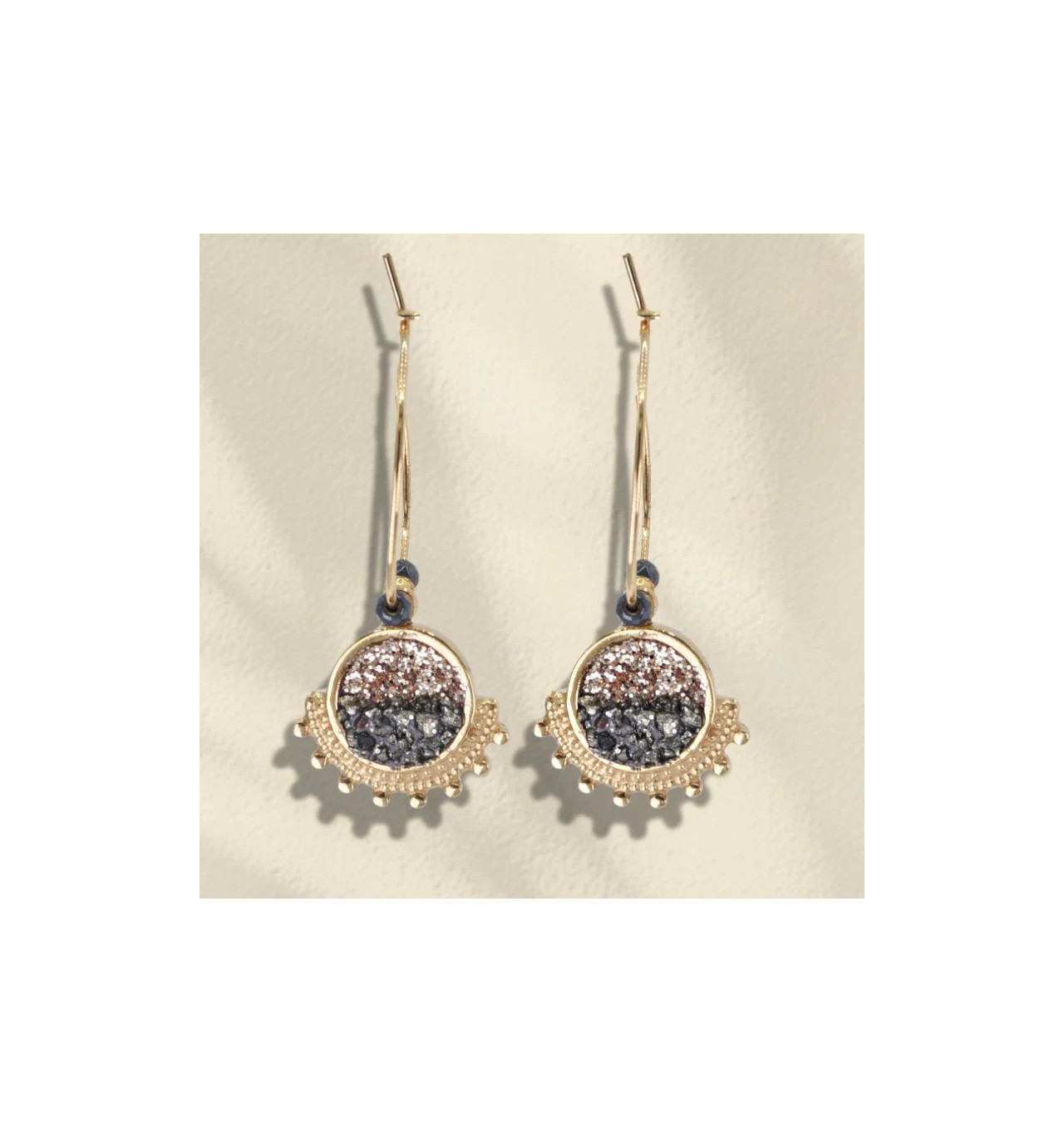 loetma-jasmine-boucles d’oreilles-créoles-pyrite-bijoux totem