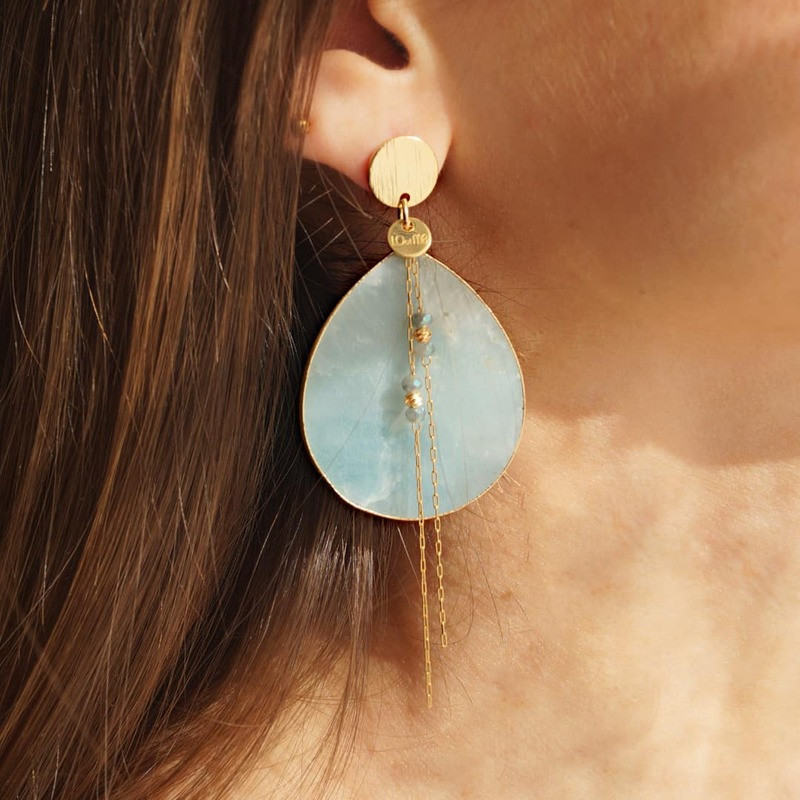 loetma-pénélope-boucles d’oreilles-amazonite-bijoux totem