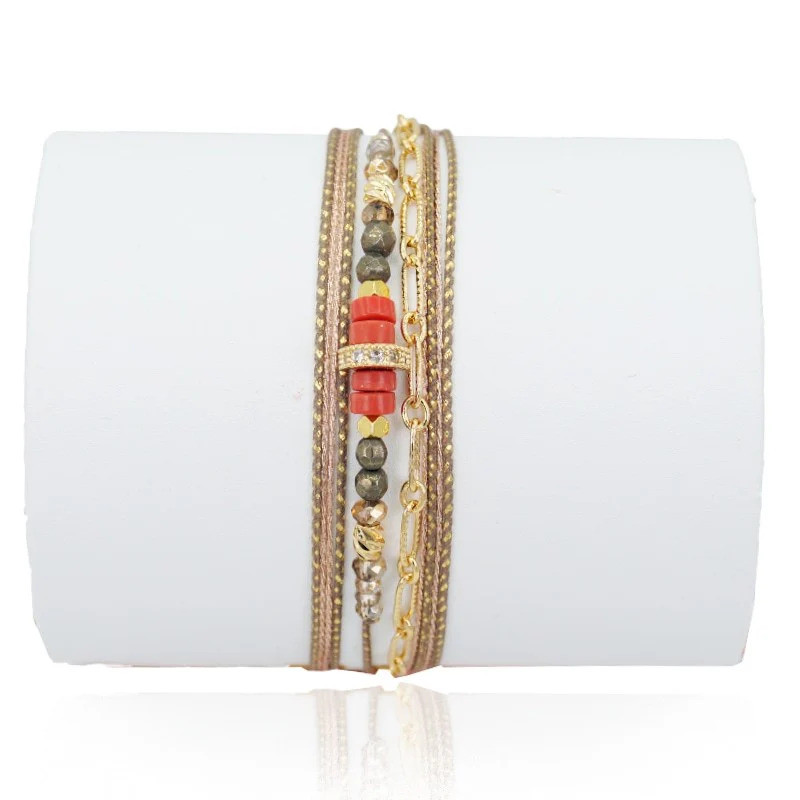 loetma-calypso-bracelet-ajustable-orange-bijoux-totem