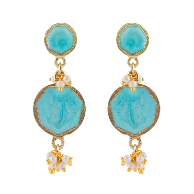 house-of-tuhina-boucles-d ’oreilles-dorées-bijoux-totem.