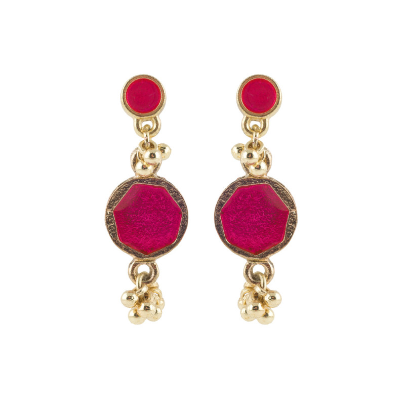 house-of-tuhina-boucles-d ’oreilles-dorées-bijoux-totem.