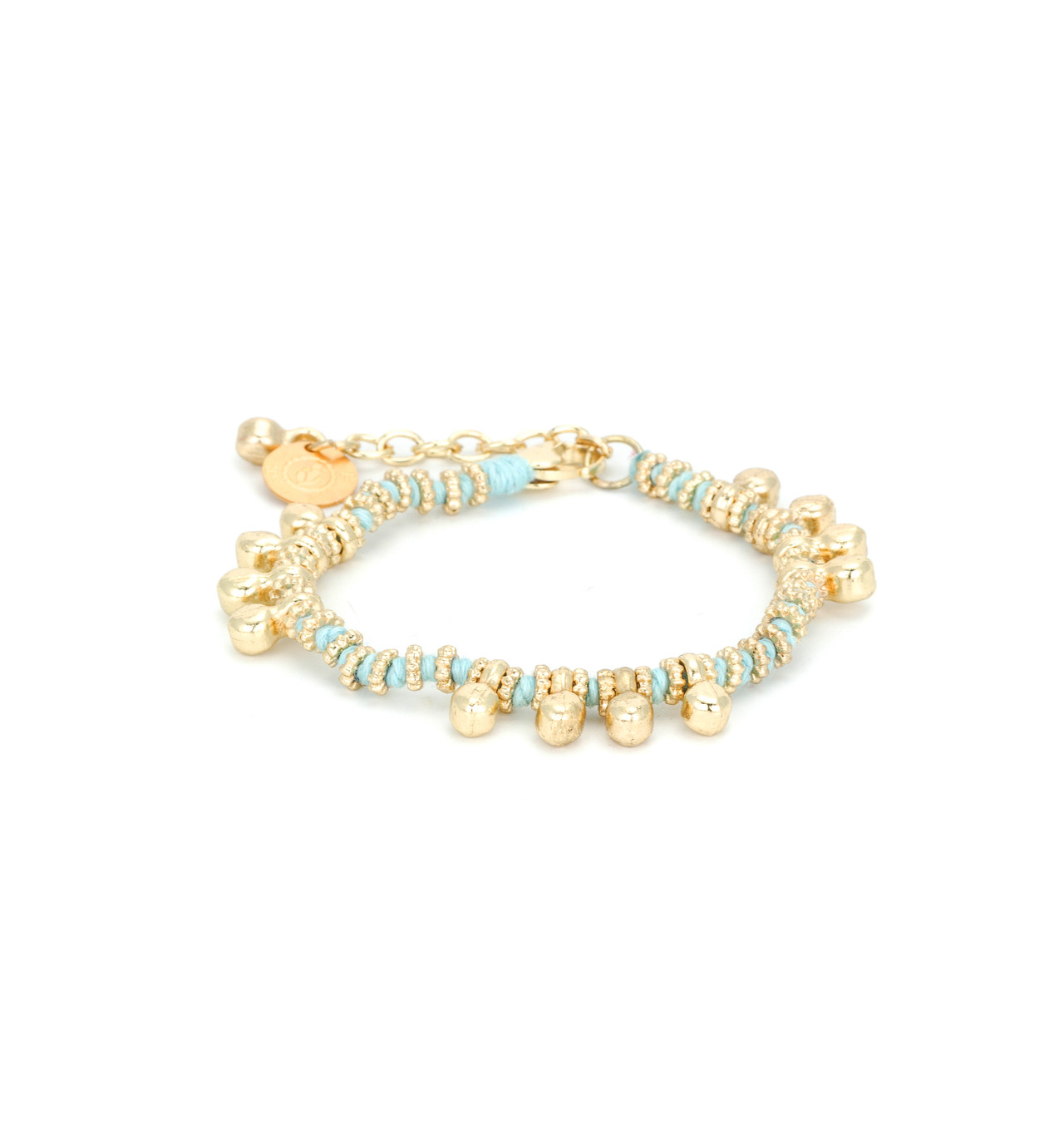 house-of-tuhina-doré-bleu-bracelet-fantaisie-bijoux-totem.