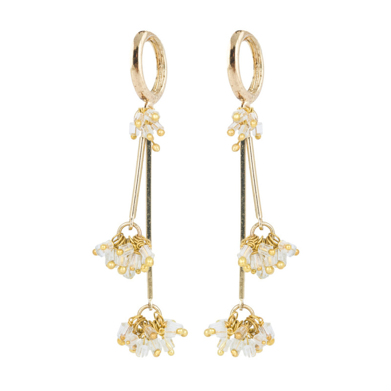 house-of-tuhina-créoles-boucles-d ’oreilles-dorées-blanc-bijoux-totem.