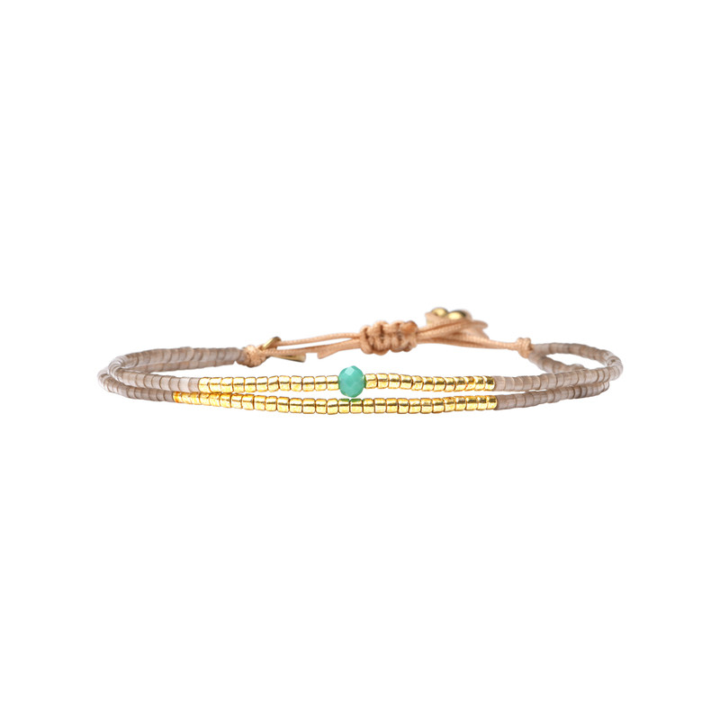belle-mais-pas-que-blue-ocean-ambre-double-rangs-bracelet-ajustable-bijoux totem