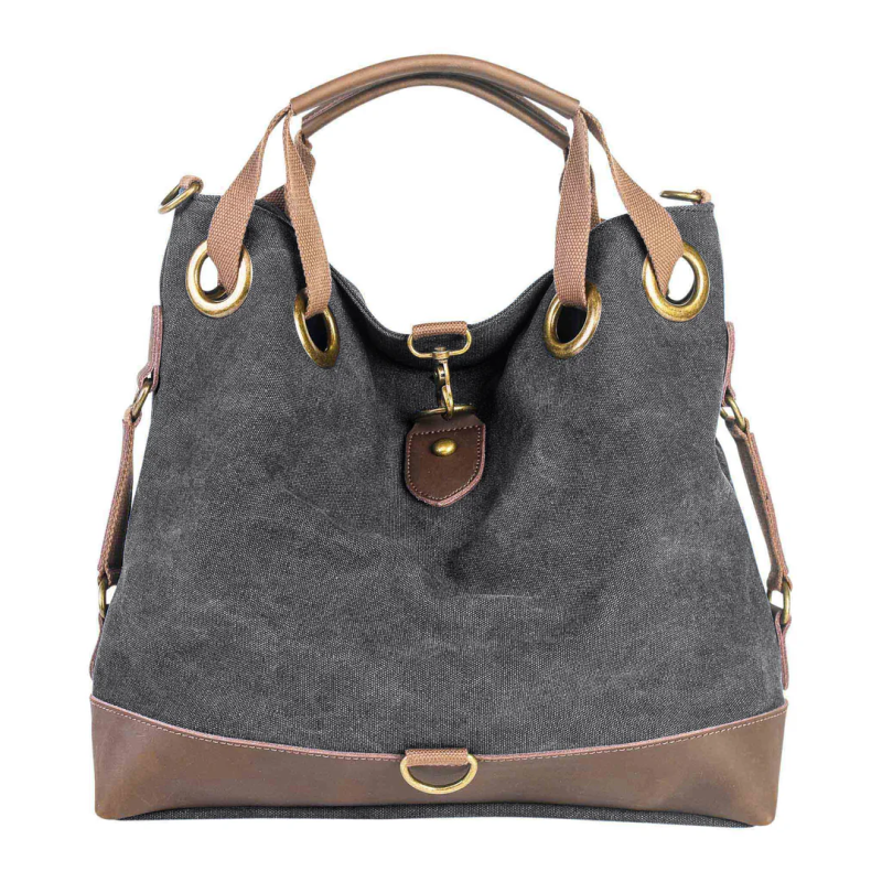 zede paris-montparnasse-noir-sac-cuir-toile-bijoux totem.