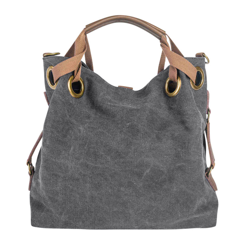 zede paris-montparnasse-noir-sac-cuir-toile-bijoux totem.