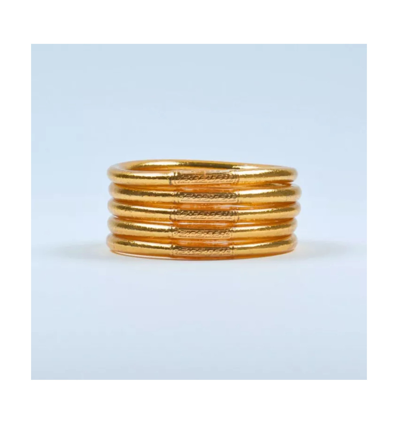 Bijoux Totem MAISON IZEL MAISON IZEL  Bracelet Jonc Bouddhiste Mantras Gold.