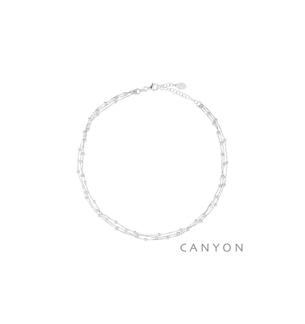 Bijoux Totem CANYON CANYON France Collier Argent.