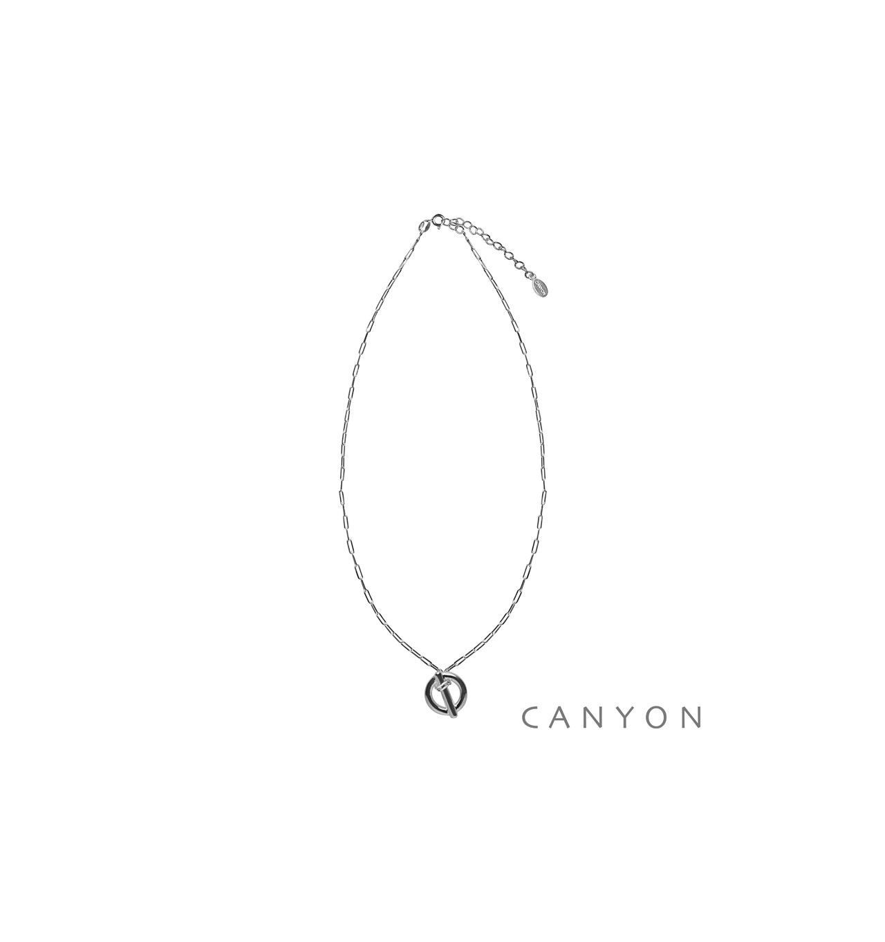 Bijoux Totem CANYON CANYON France Collier Argent.