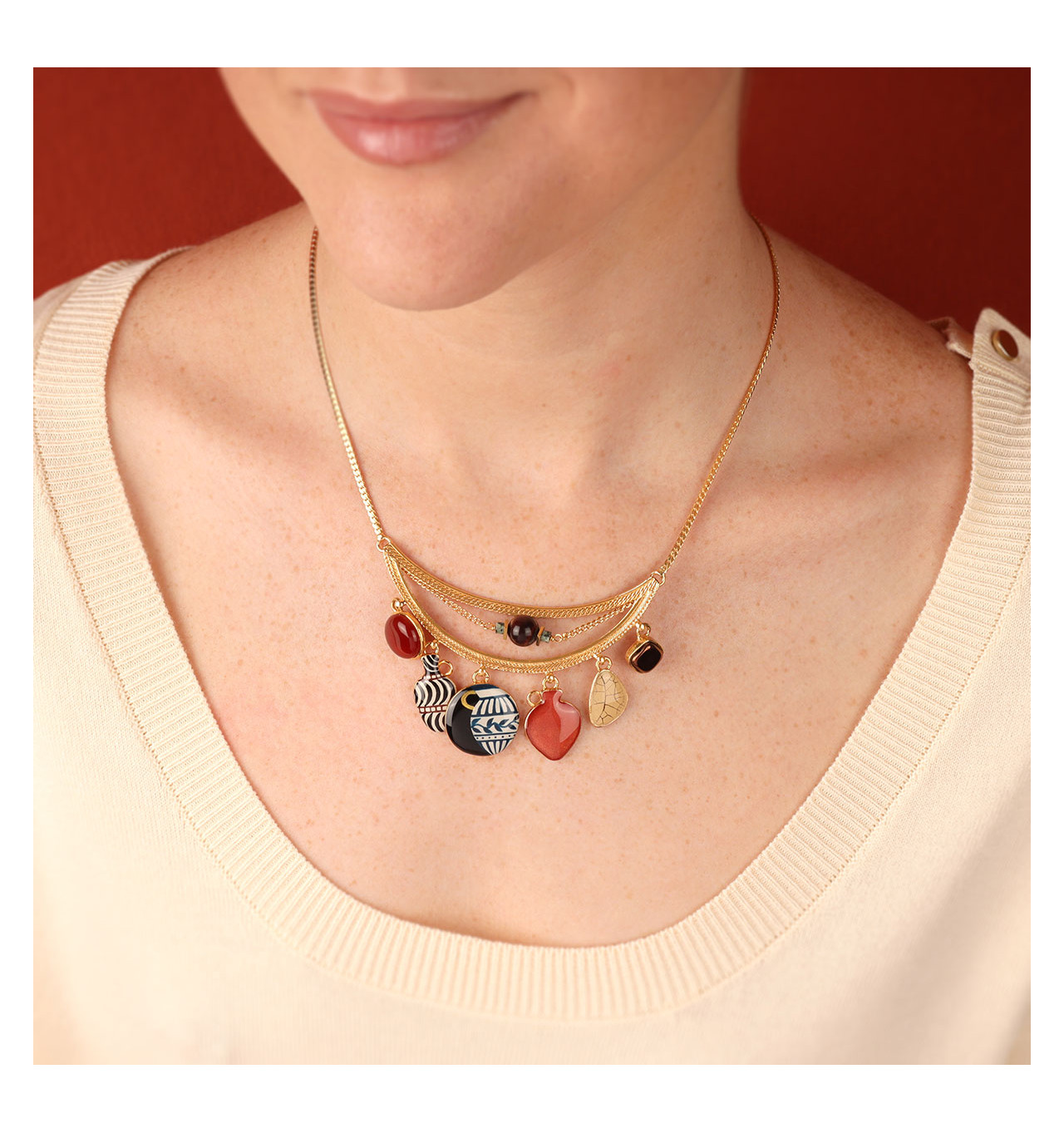 Bijoux Totem TARATATA TARATATA bijoux Collier Antique.