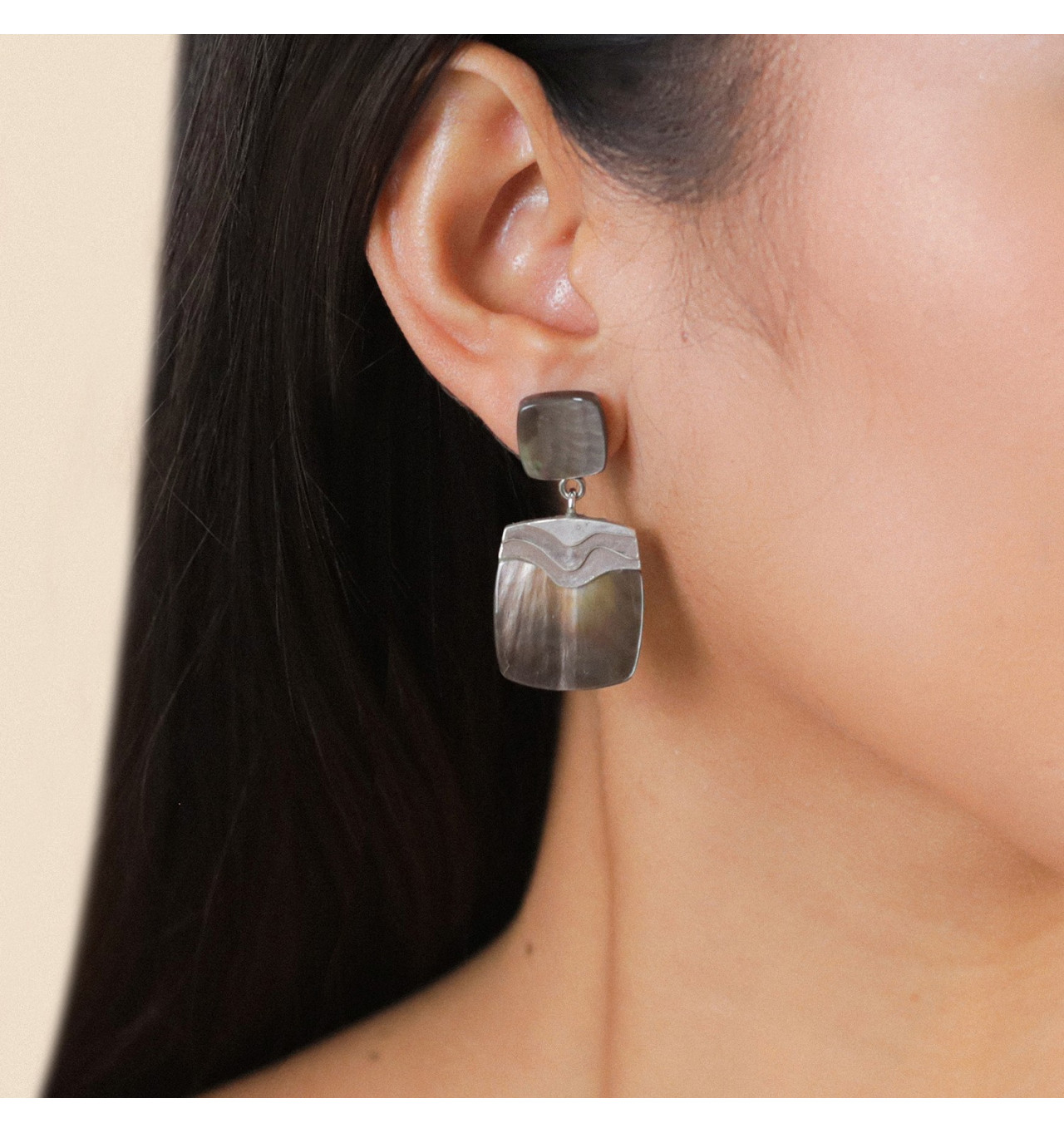 Bijoux Totem NATURE NATURE bijoux Boucles d'oreilles Puces Mindoro.