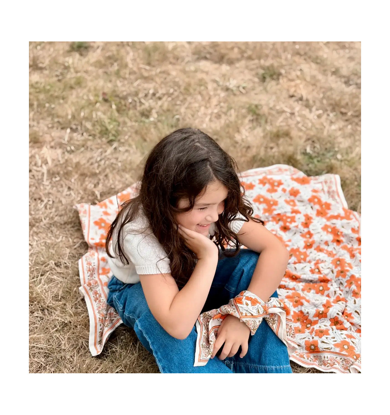Bijoux Totem SO FAMILY SO FAMILY Foulard Agra Corail Small.