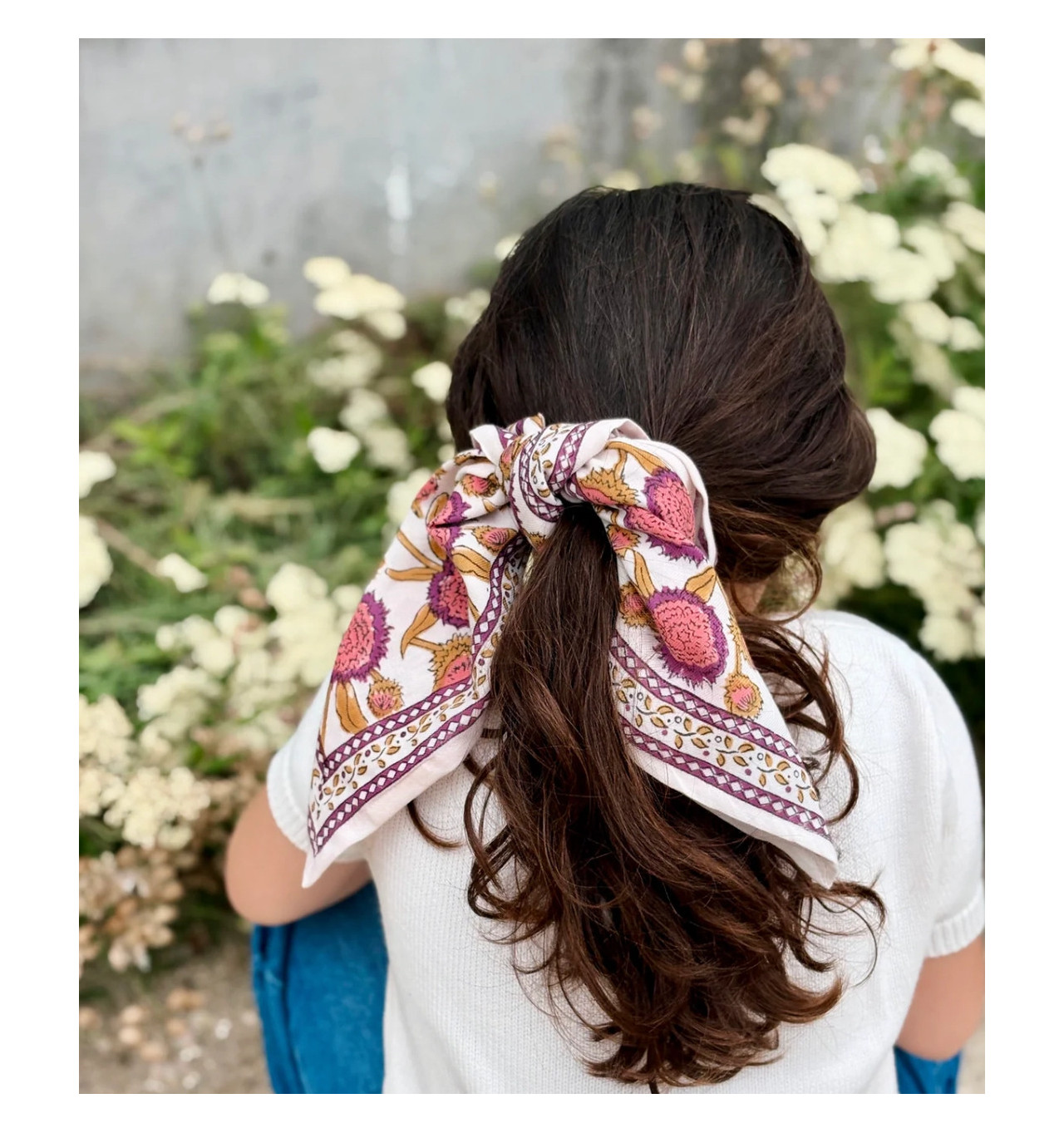 Bijoux Totem SO FAMILY SO FAMILY Foulard Pink Pondichery Small.