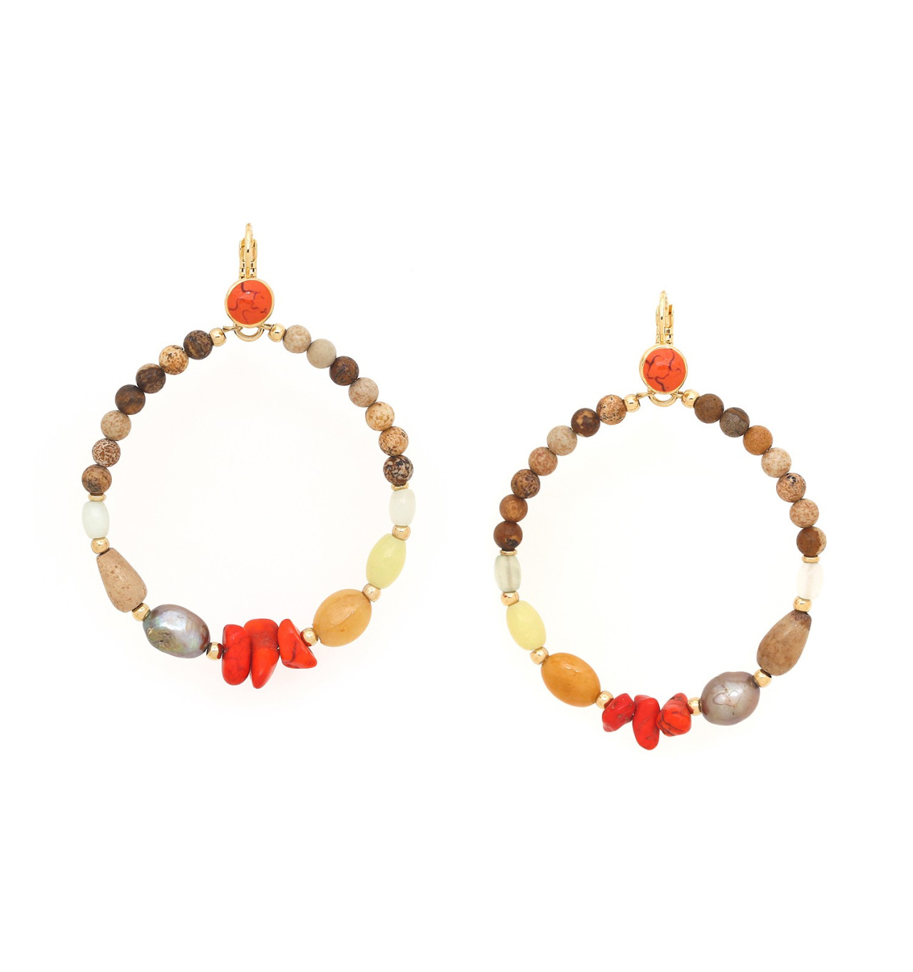 Bijoux Totem NATURE NATURE bijoux Boucles d’oreilles Dormeuses Tivoli.