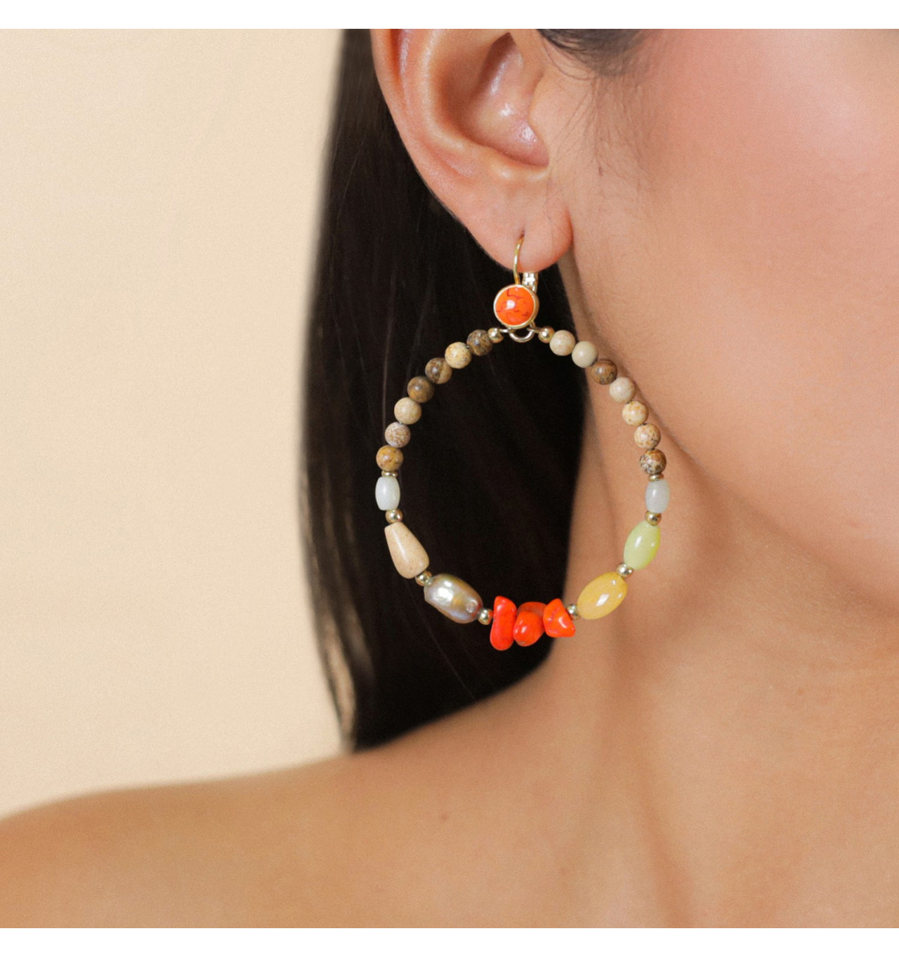 Bijoux Totem NATURE NATURE bijoux Boucles d’oreilles Dormeuses Tivoli.