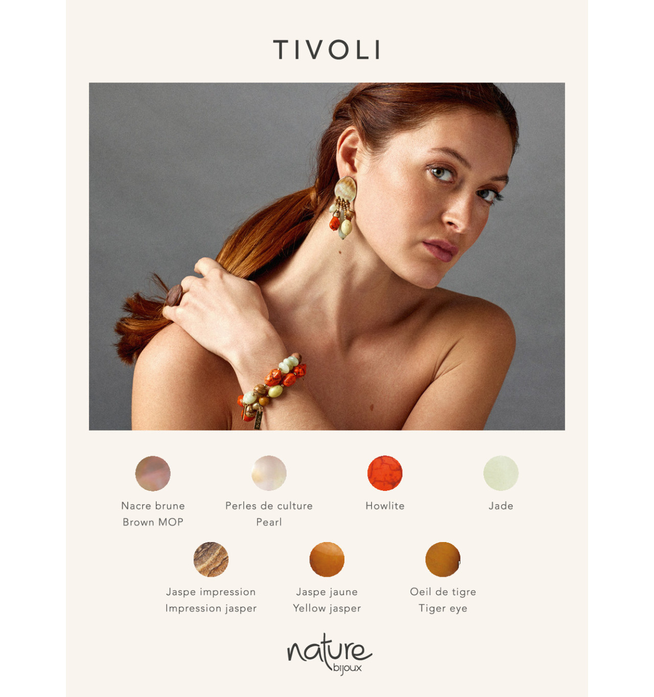 Bijoux Totem NATURE NATURE bijoux Bague Tivoli.