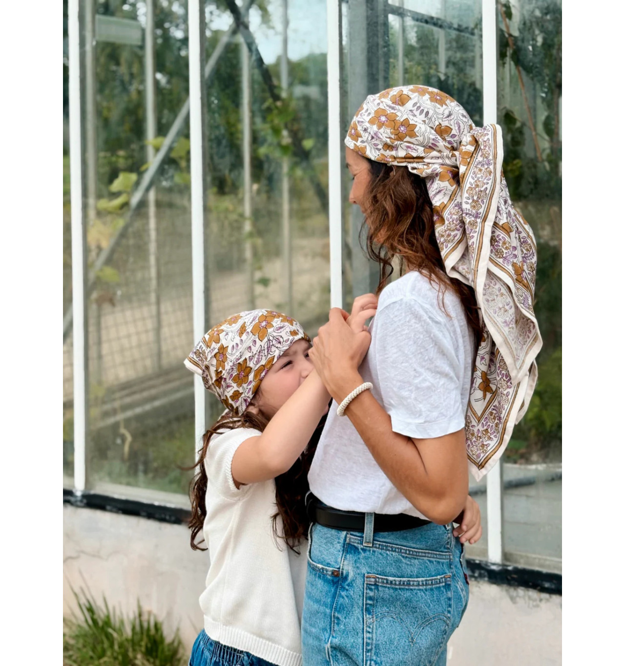 Foulard Agra Mocha, Marque SO FAMILY | Bijoux Totem.