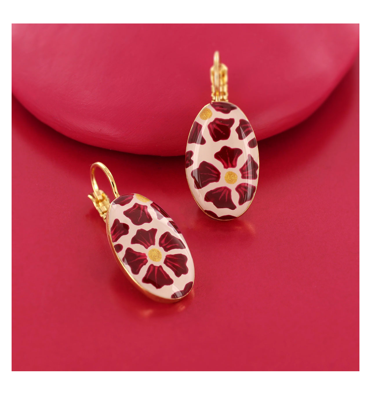 Bijoux Totem TARATATA TARATATA bijoux Boucles d’oreilles Dormeuses Magnolia.