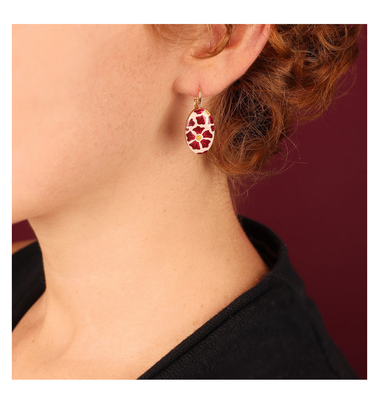 Bijoux Totem TARATATA TARATATA bijoux Boucles d’oreilles Dormeuses Magnolia.