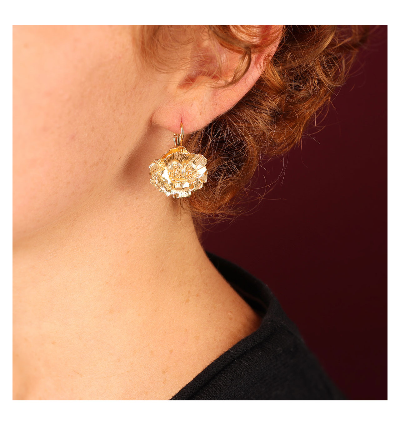 Bijoux Totem TARATATA TARATATA bijoux Boucles d’oreilles Dormeuses Magnolia.