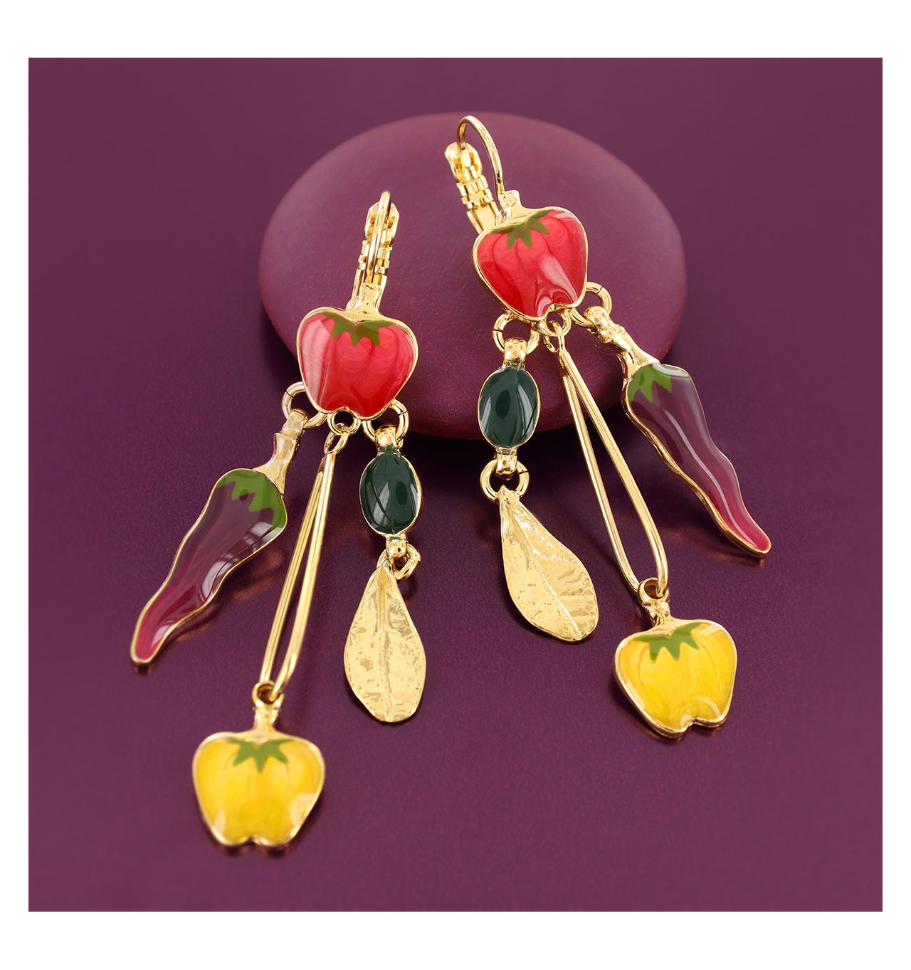 Bijoux Totem TARATATA TARATATA bijoux Boucles d’oreilles Dormeuses Paprika.