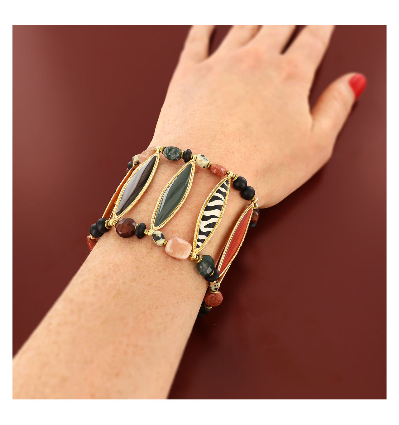 Bracelet Zebra, Marque Taratata | Bijoux Totem.