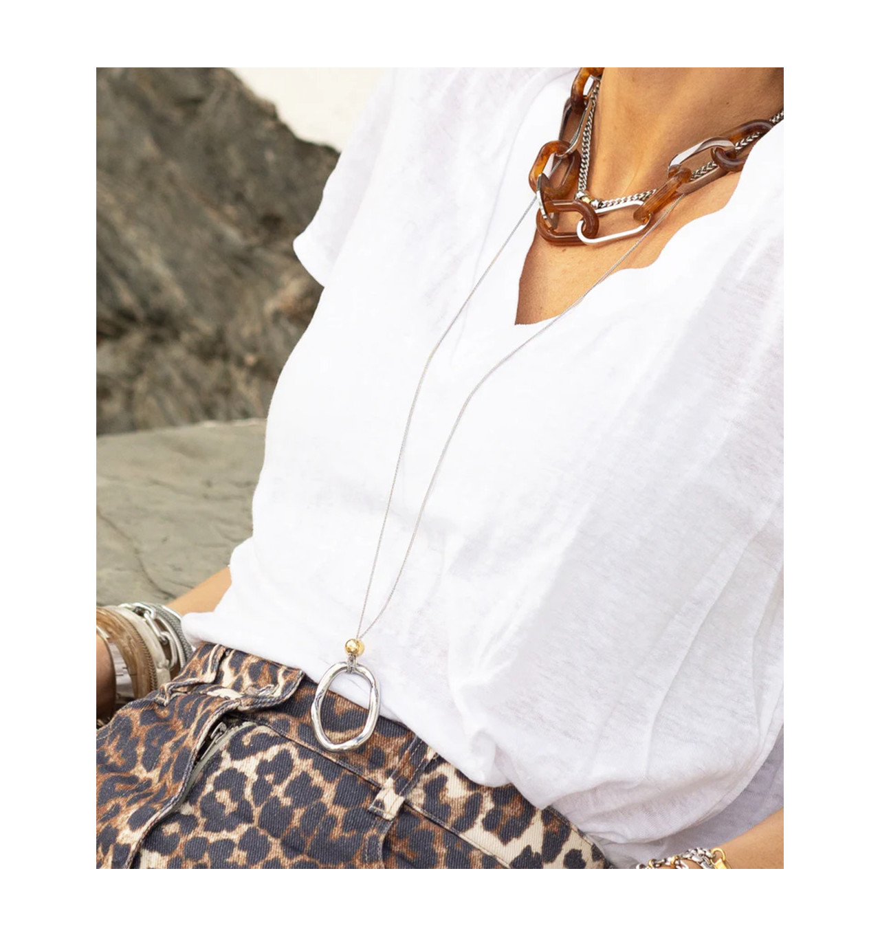 Bijoux Totem ZAG ZAG Bijoux Collier Sautoir Doris.