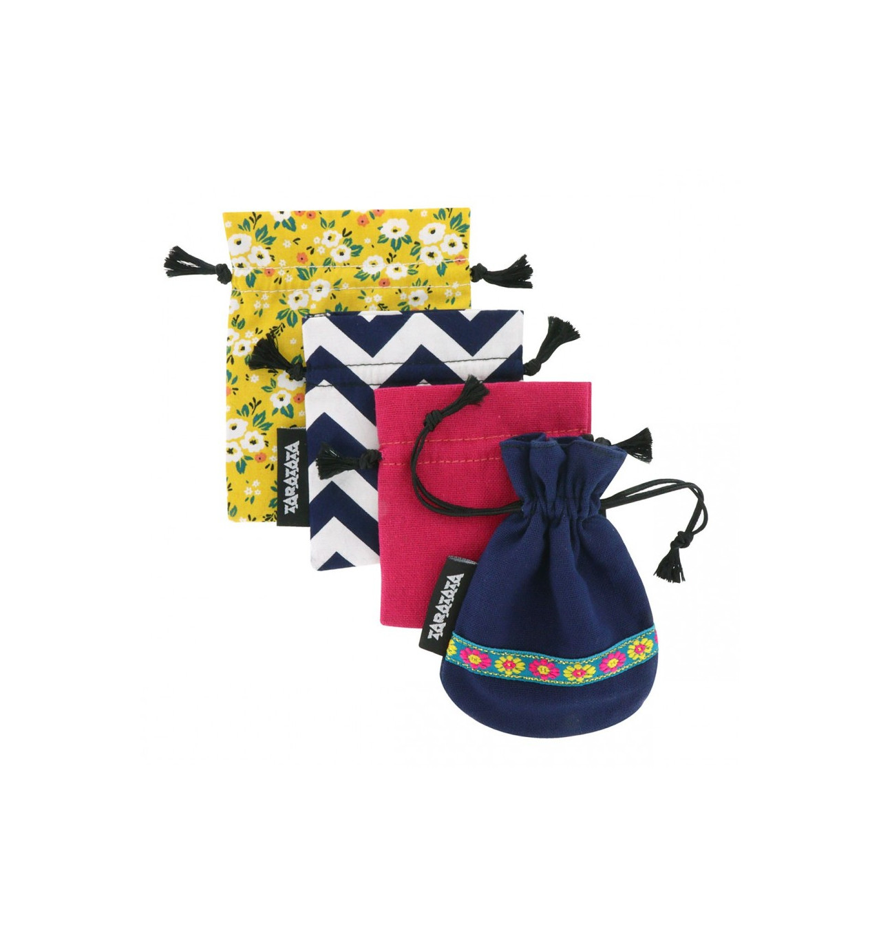 Dormeuses Zebra, Marque Taratata bijoux | Bijoux Totem