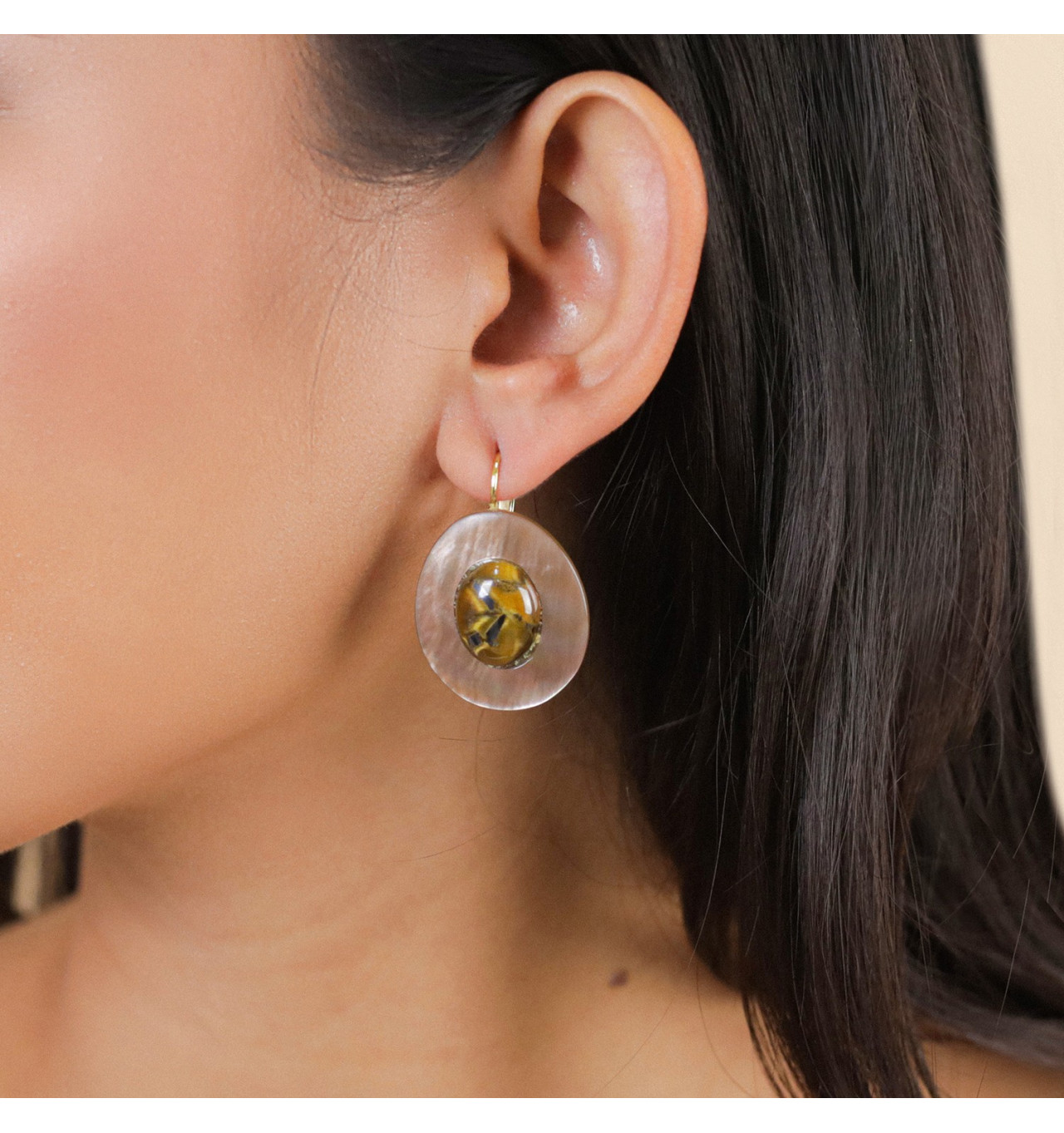 Bijoux Totem NATURE NATURE bijoux Boucles d’oreilles Dormeuses Jaguar.