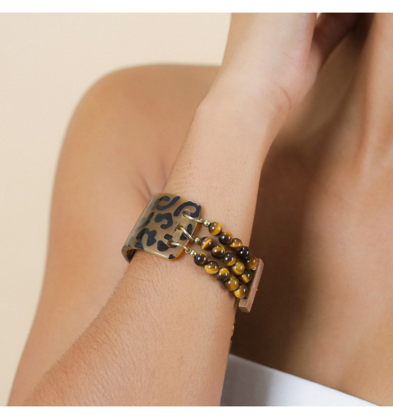 Bijoux Totem NATURE NATURE bijoux Bracelet Jaguar.