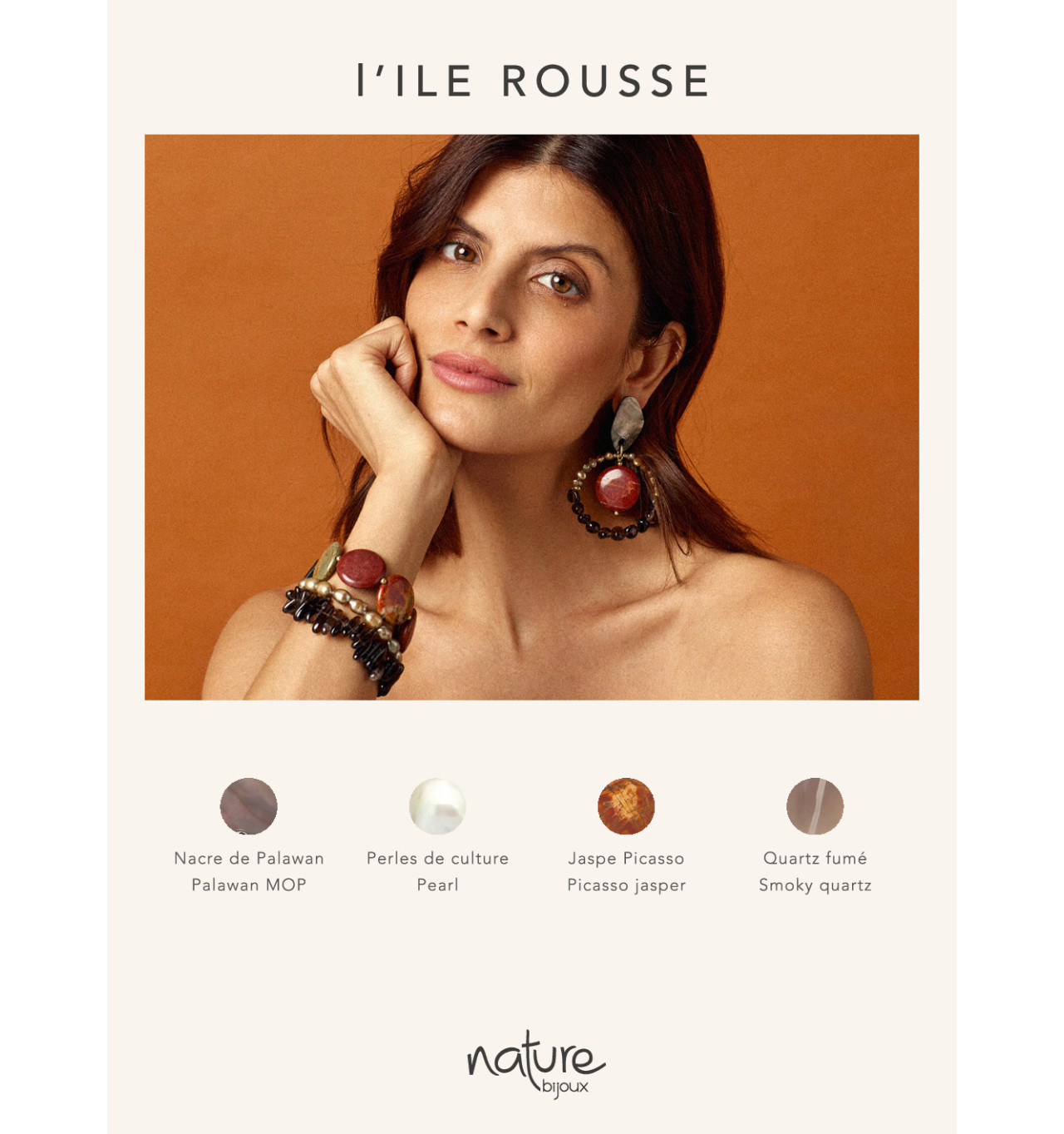 Bracelet L’Ile Rousse, Marque Nature | Bijoux Totem