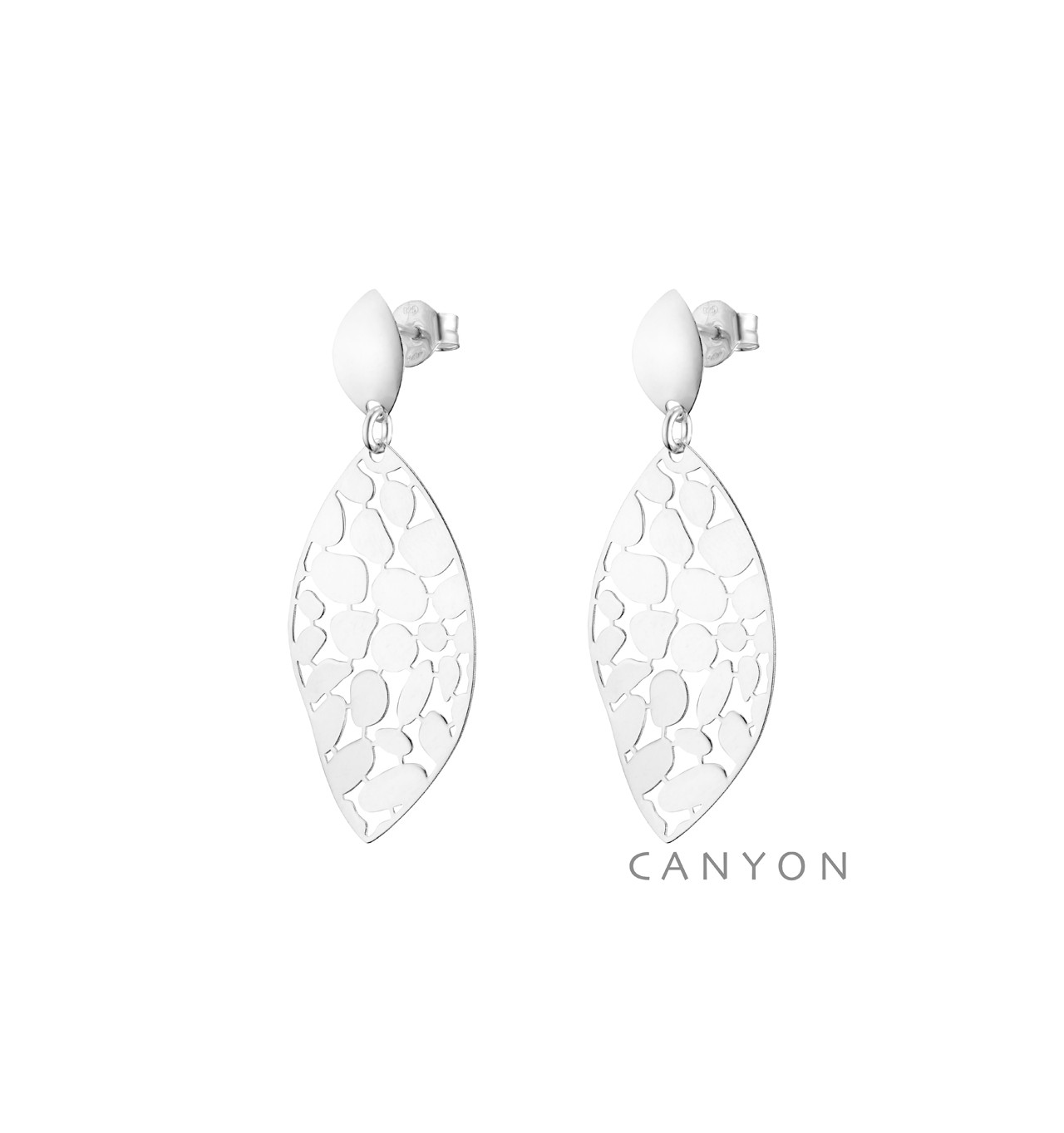 Bijoux Totem CANYON CANYON France Boucles d’oreilles poussoirs.