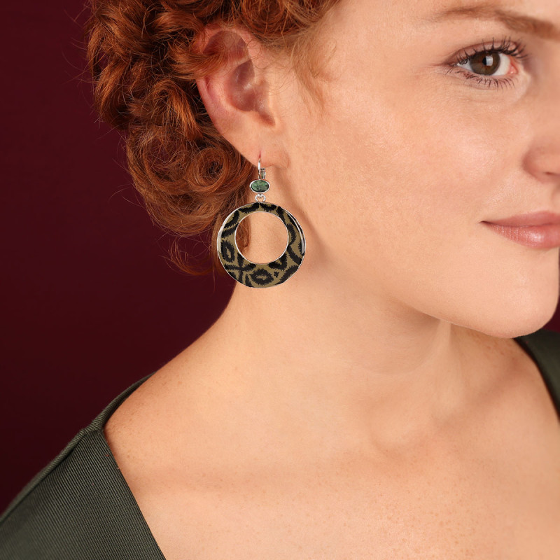 Dormeuses Tabby, Marque Taratata bijoux | Bijoux Totem