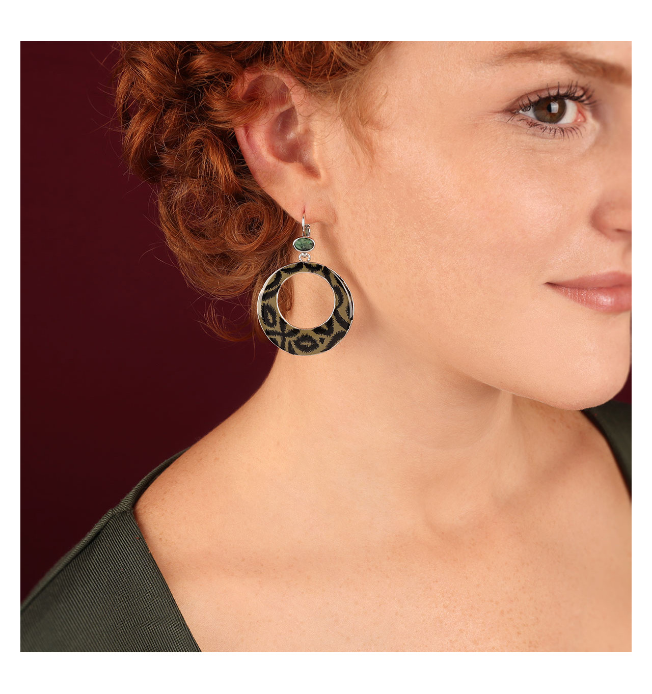 Dormeuses Tabby, Marque Taratata bijoux | Bijoux Totem