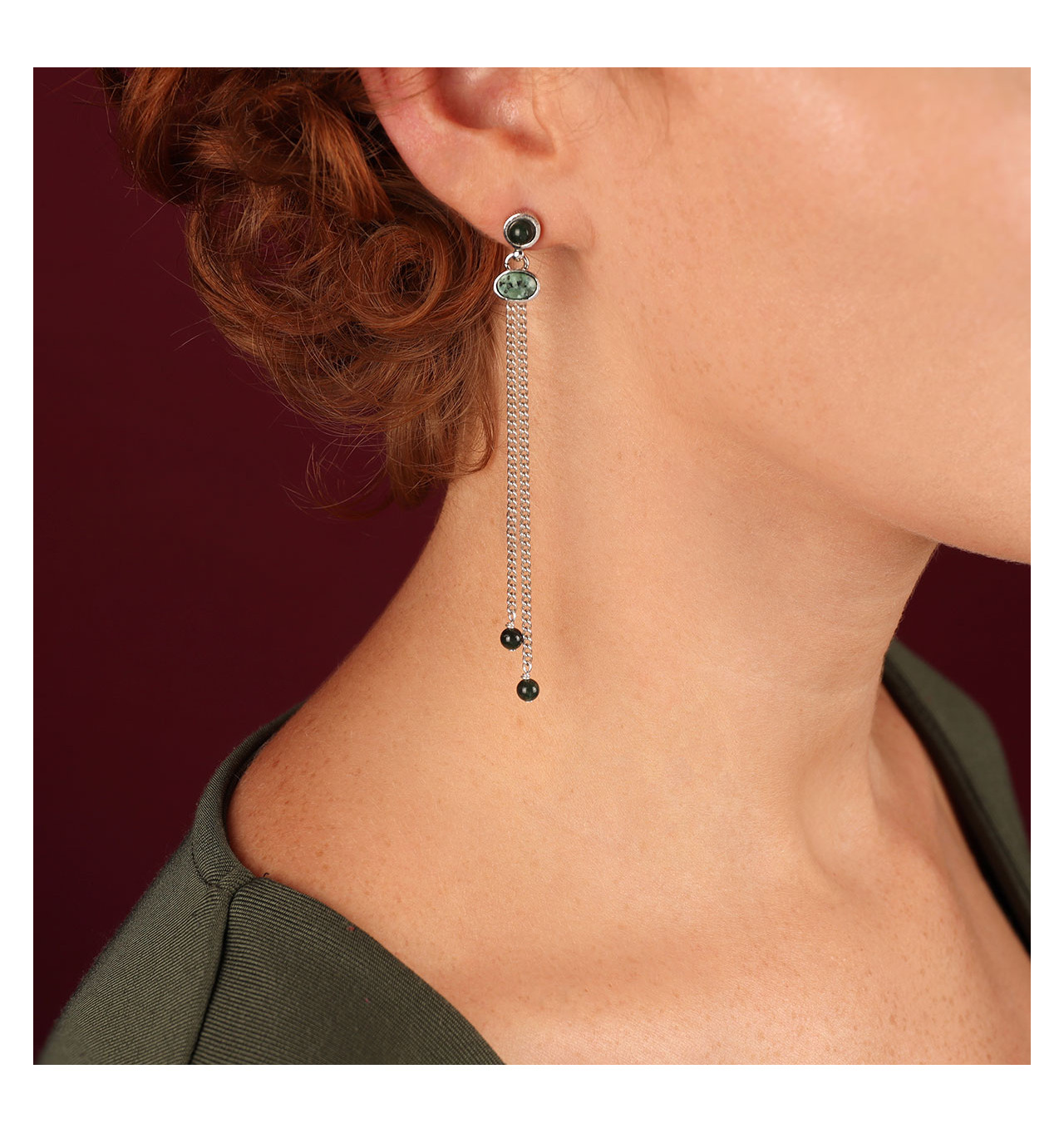 Boucles d'oreilles Tabby, Taratata bijoux | Bijoux Totem