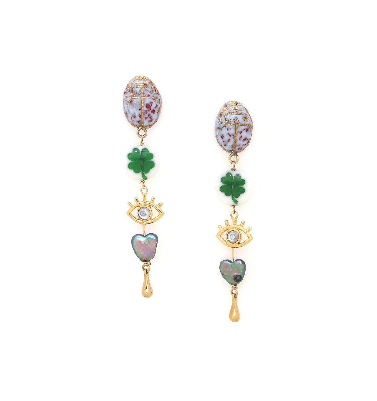 Bijoux Totem FRANCK HERVAL FRANCK HERVAL Boucles d’oreilles Angélique.