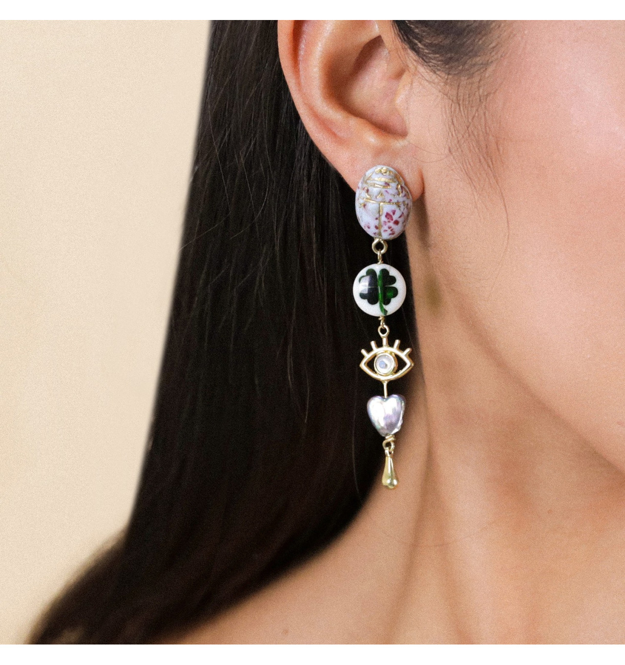 Bijoux Totem FRANCK HERVAL FRANCK HERVAL Boucles d’oreilles Angélique.