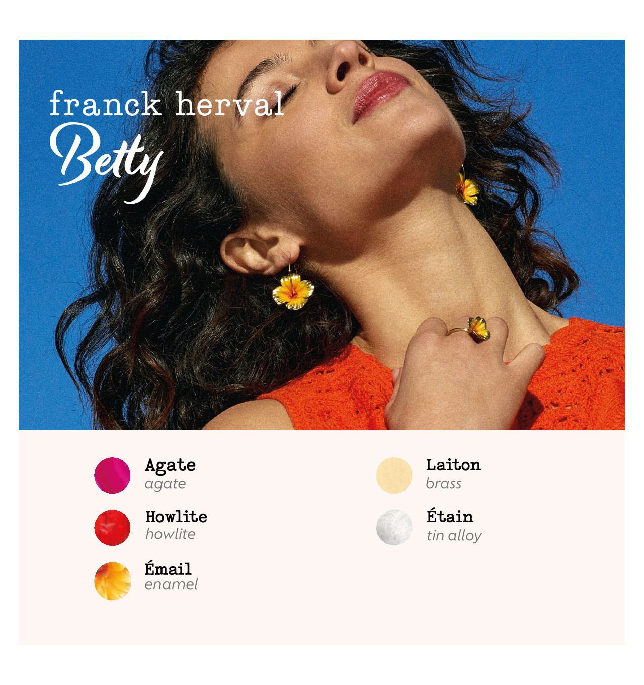 Bijoux Totem FRANCK HERVAL FRANCK HERVAL Collier Betty.
