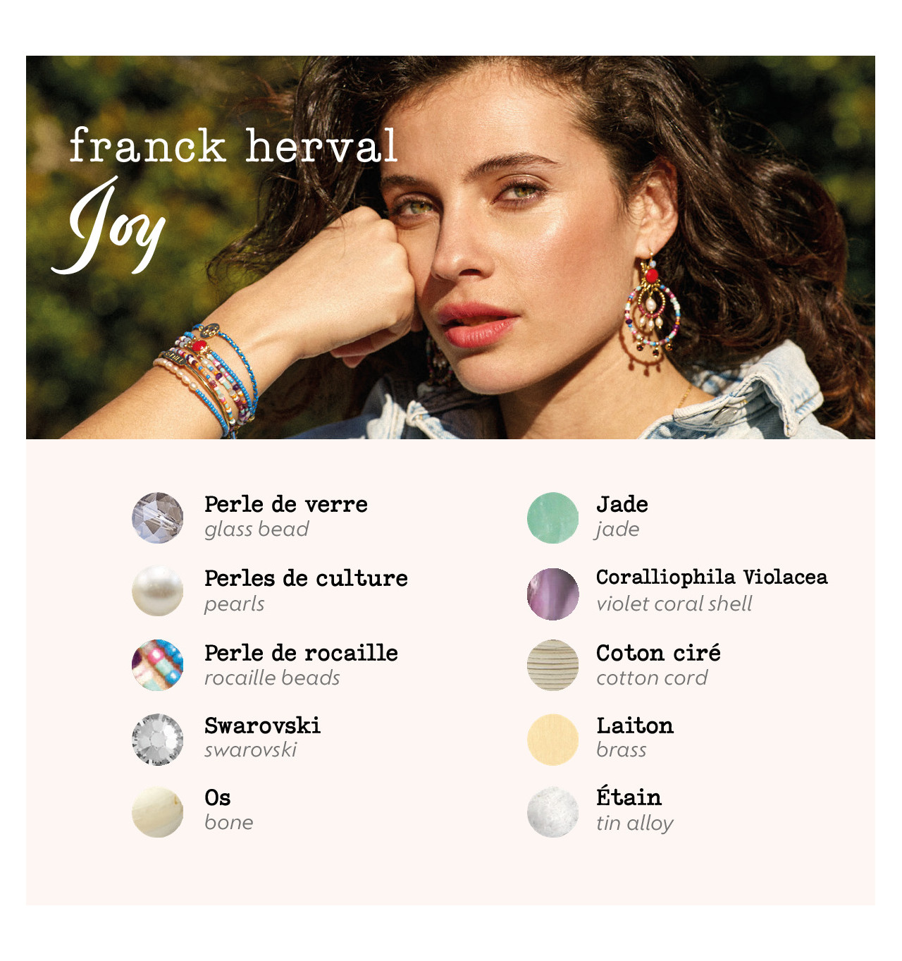 Bijoux Totem FRANCK HERVAL FRANCK HERVAL Boucles d’oreilles Joy.