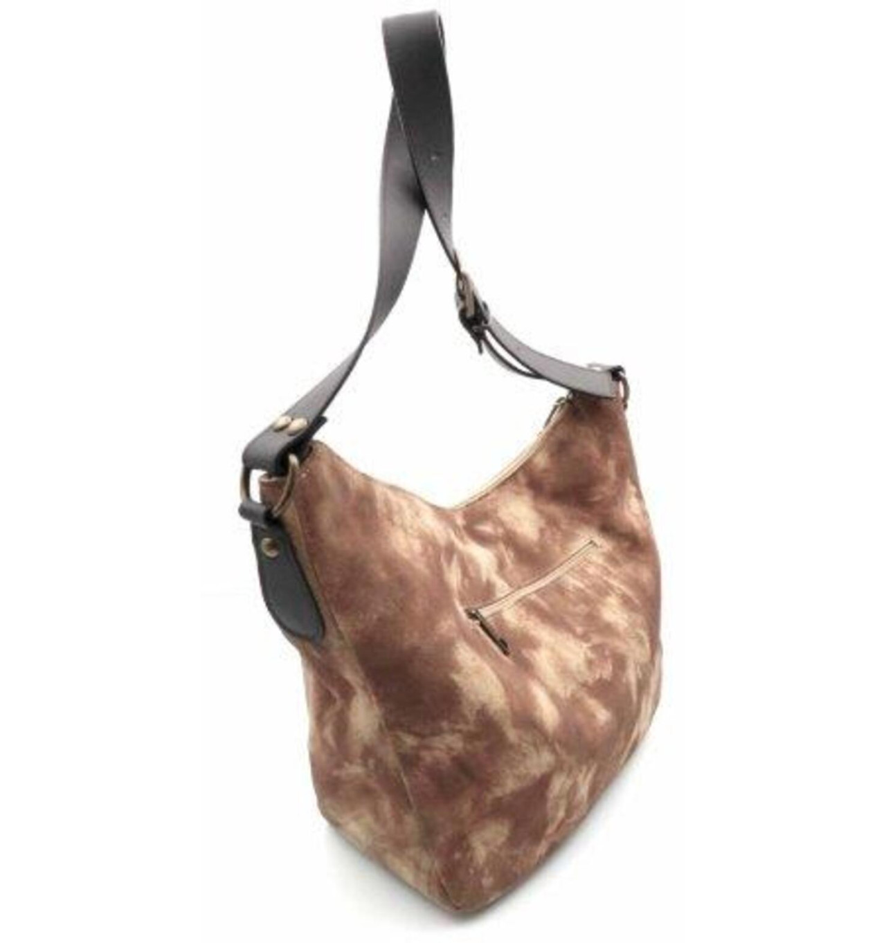 Sac porté épaule Cuir Sable, Marque CARAMELO | Bijoux Totem