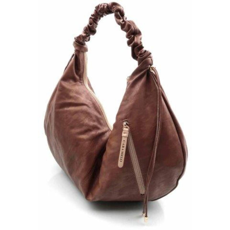 Sac porté épaule Camel, Marque CARAMELO | Bijoux Totem