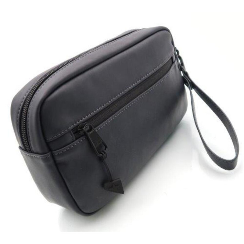 Pochette cuir marine, Marque CETTI | Bijoux Totem