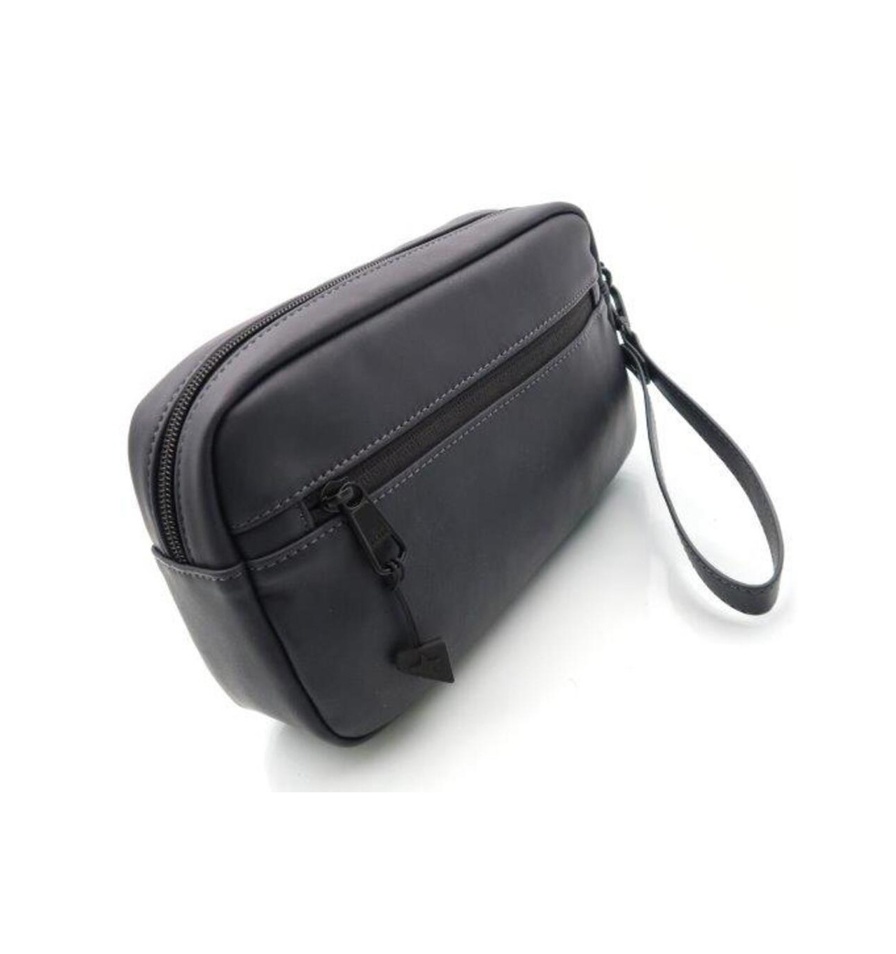 Pochette cuir marine, Marque CETTI | Bijoux Totem