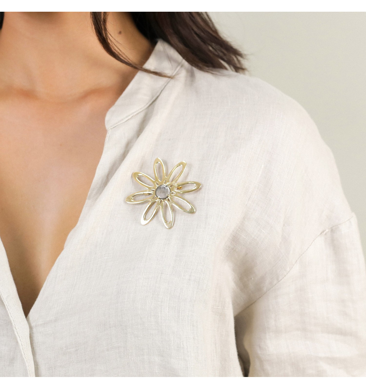 Bijoux Totem ORI TAO ORI TAO Broche Bloom.
