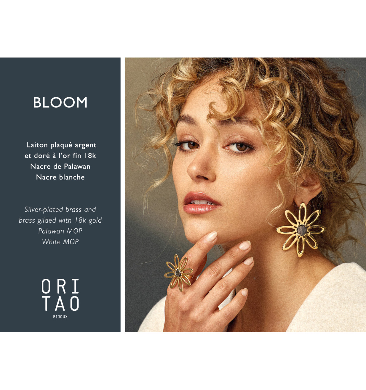 Bijoux Totem ORI TAO ORI TAO Bijoux Boucles d’oreilles Dormeuses Bloom.