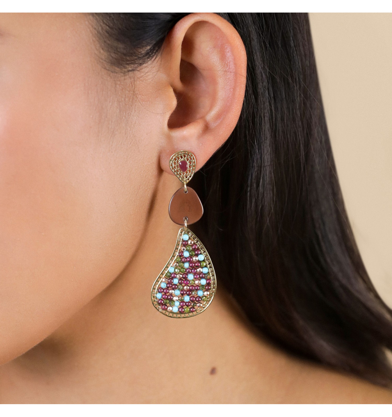 Bijoux Totem FRANCK HERVAL FRANCK HERVAL Boucles d’oreilles Cassandra.